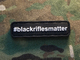 Impresión militar de la transferencia del remiendo 3D del PVC del negro de BlackRiflesMatter para los paños